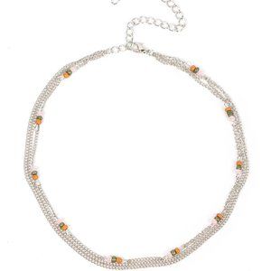 Bountifully Beaded - Multi Necklace and Earrings Set